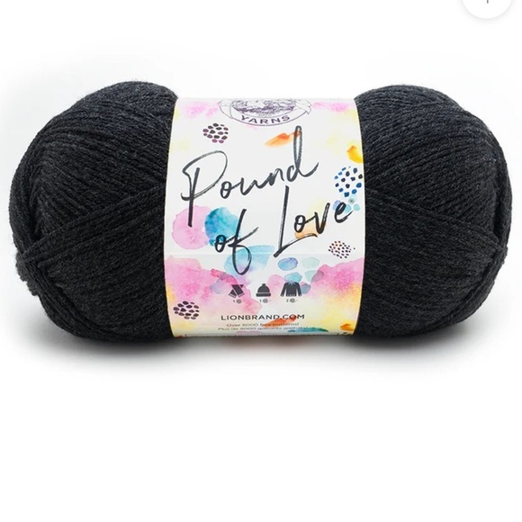 lion brand Other - Lion Brand Pound of Love Yarn - Black